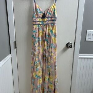 Free People Pastel Floral Skirt